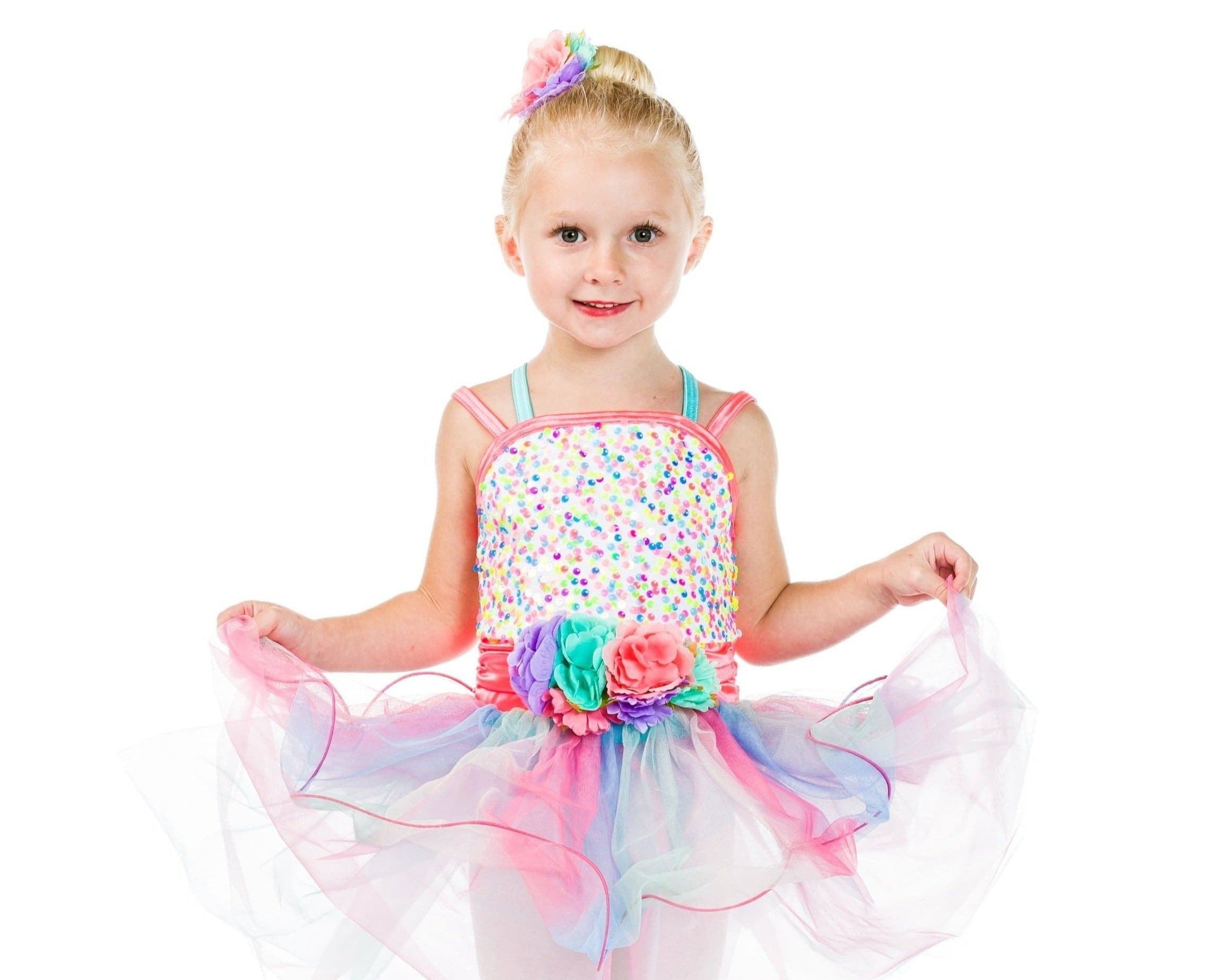 Young dancers practicing early ballet and tap skills